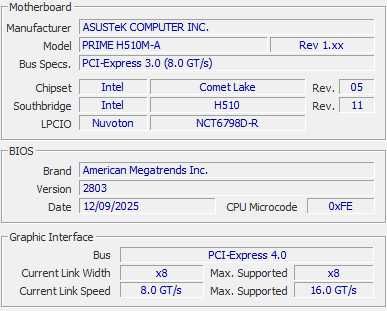 KIT GAMING – i5-10400F + ASUS H510M-A
