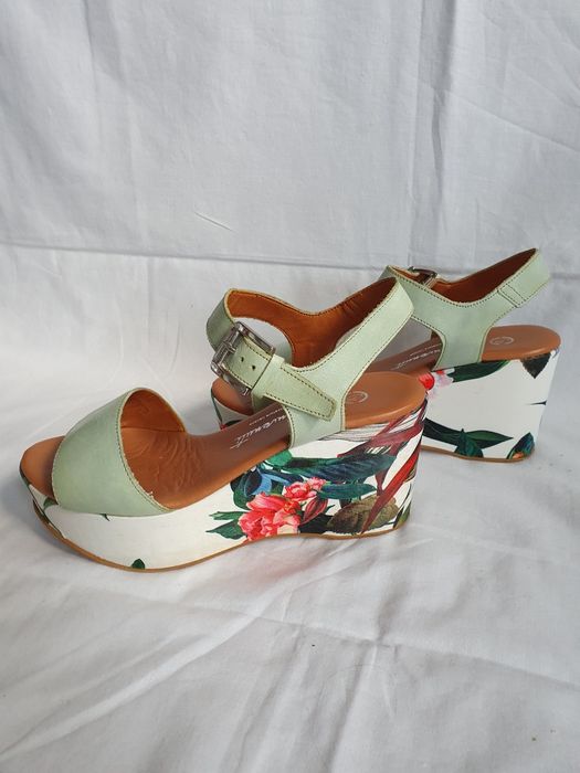 Sandale cu platforma Benvenuti 37 piele naturala