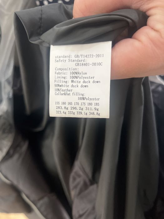 Зимний пуховик плащ