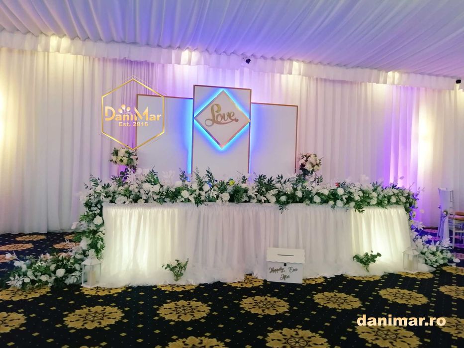 Decor nuntă complet | Manechine rochie mireasă | Baloane heliu