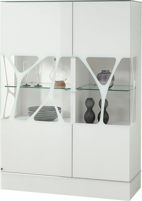 Vitrina Cube sticla și MDF