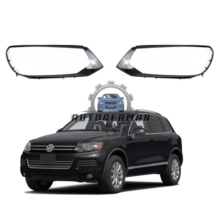 Капаци фарове Volkswagen VW Touareg (12-15) стъкло фар крушки Фолксваген Тоуарег xenon