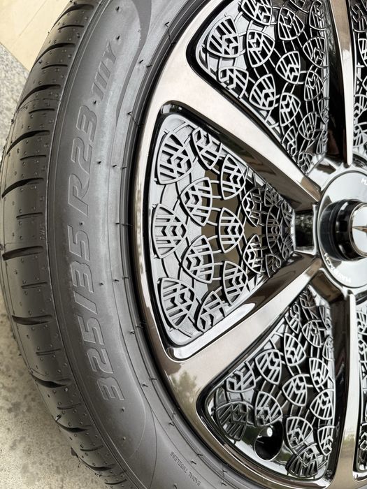 Оригинални джанти Мерцедес ГЛС МАЙБАХ 63АМГ 23 цола Mercedes GLS 167 63AMG MAYBACH X167 GLS600 ГЛС 450d фейслифт пакет БРАБУС 5Х112 с нови гуми