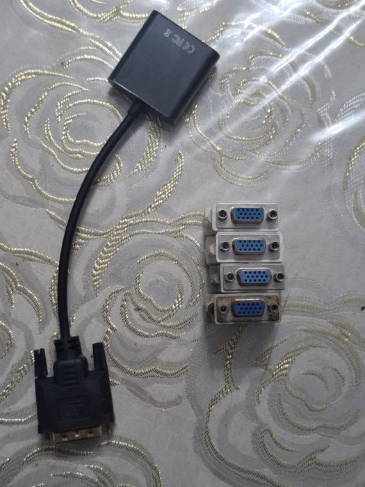 Переходники dvi на vga