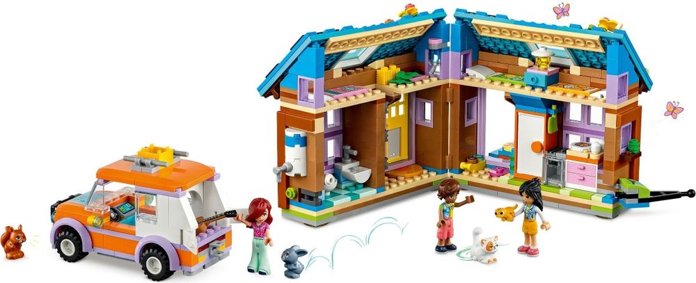 Lego Friends Мобилна къща и магазин за чай с мехурчета