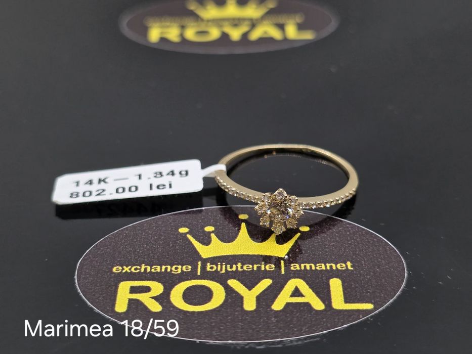 Bijuteria Royal: Inel aur 14k/1.34 gr