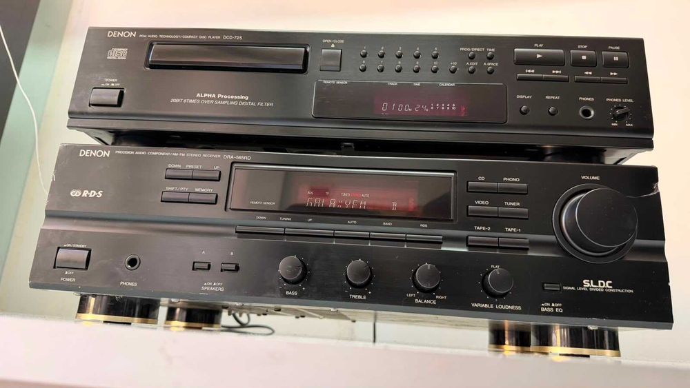 Amplificator Denon DRA-565RD RDS + CD DCD-725 Linie Audio Receiver Stereo Amplificare