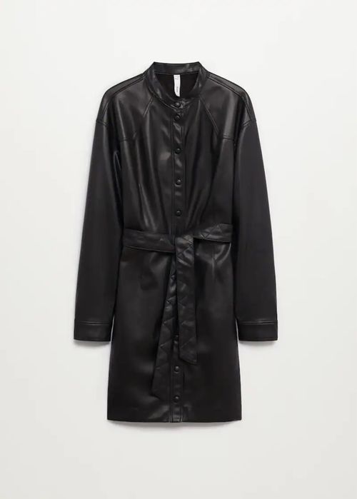 Rochie Mango cu aspect de piele