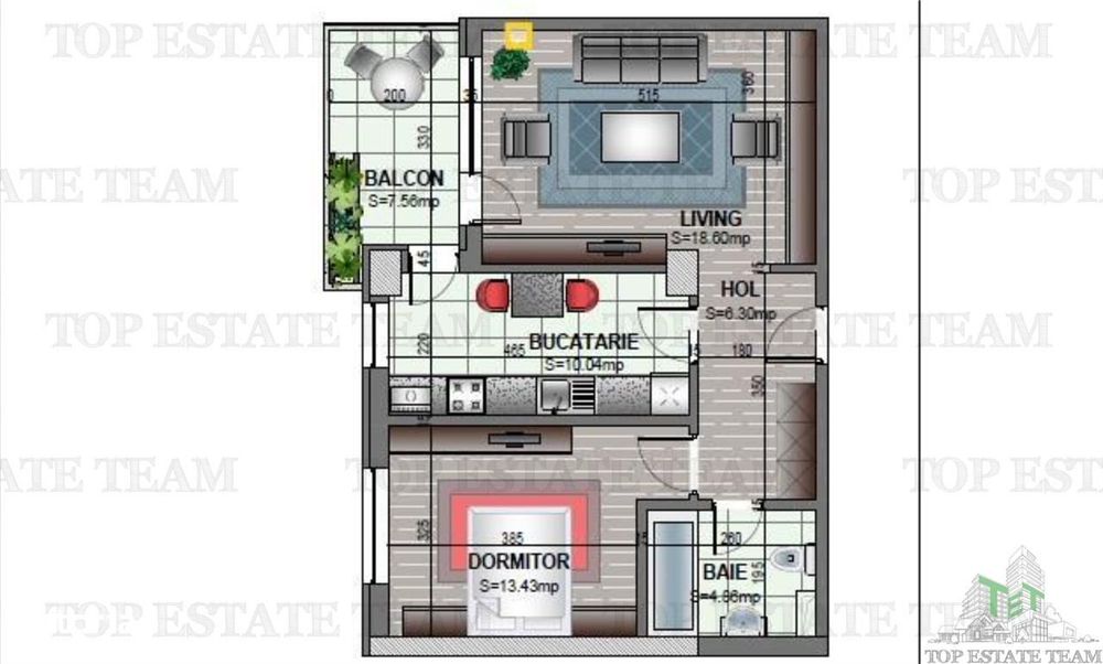 Apartament 2 camere spatios bloc finalizat sector 6-Militari