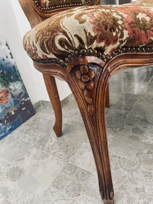 Стол ретро старинен барок луи 4 бр