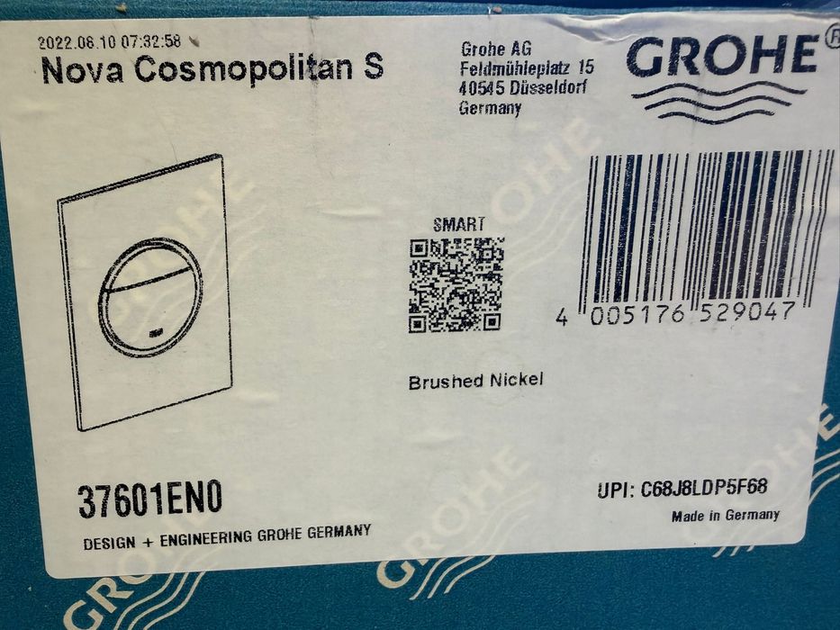 Clapeta WC Grohe Nova Cosmopolitan, S, auriu