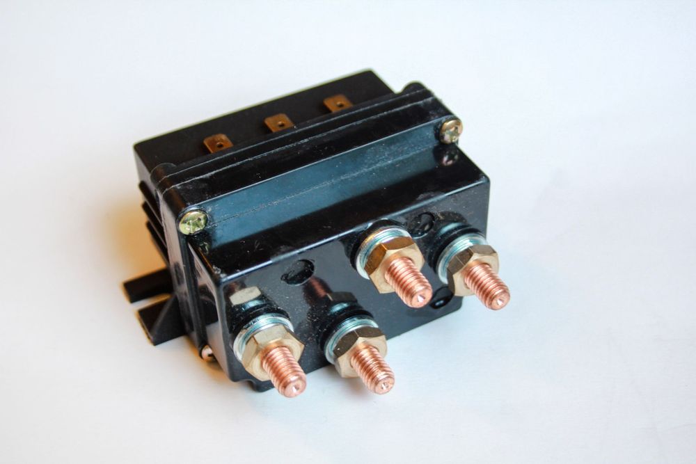 solenoid, releu, bobina dublu sens troliu de 500A la 12V