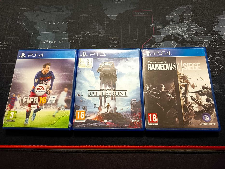 Consola PS4 Fat 2 TB HDD, Controller + 3 Jocuri Cadou