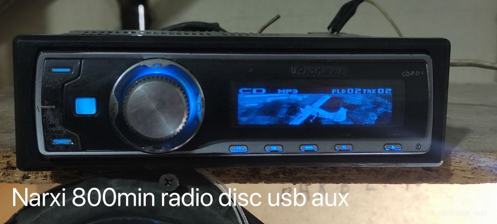 Pioneer sotladi disc radio Bluetooth