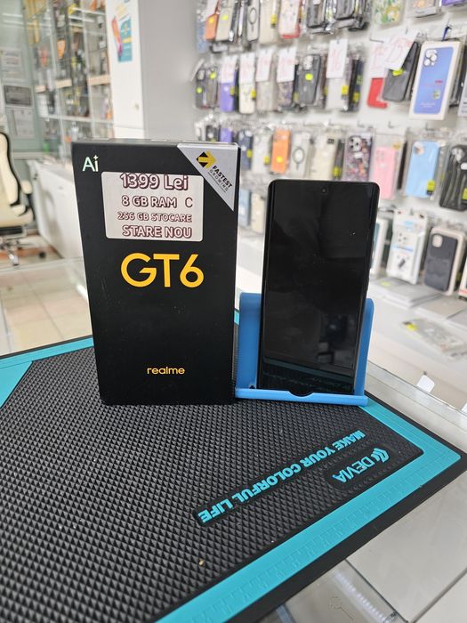 Realme GT6, 8/256 GB, Sigilat, Garanție