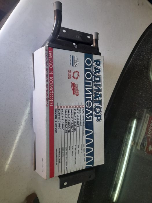 Радиатор отопителья камаз