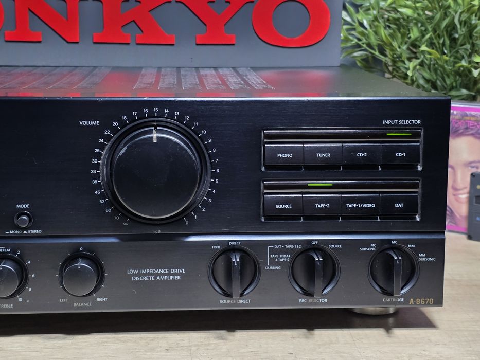 Amplificator ONKYO INTEGRA A-8670, hifi stereo retro ,2x105w 8 ohm