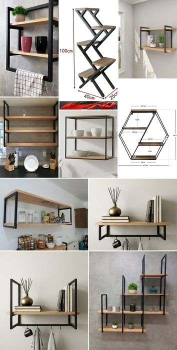 Делаем лофт полочки и столы