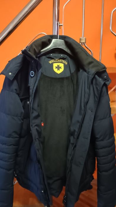 Geaca bărbați,ptr.sezonul rece,matlasată,culoare bleumarin