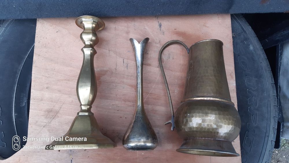 Медна кана и свешник