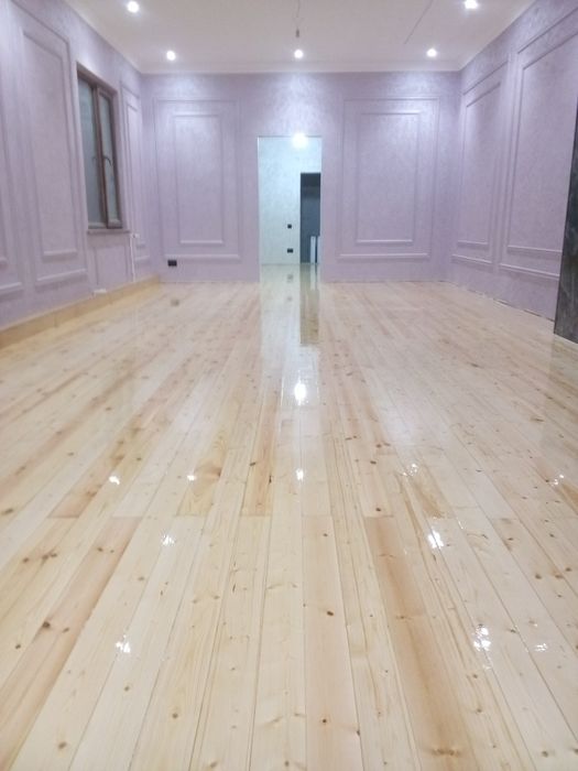 Шлифовка и лакировка деревянные полы и лестницы!