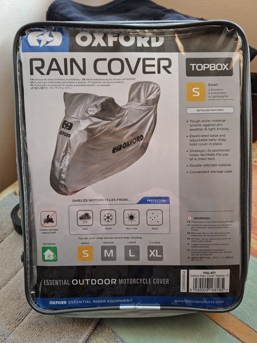 Husa protectie moto exterior OXFORD cu Topbox