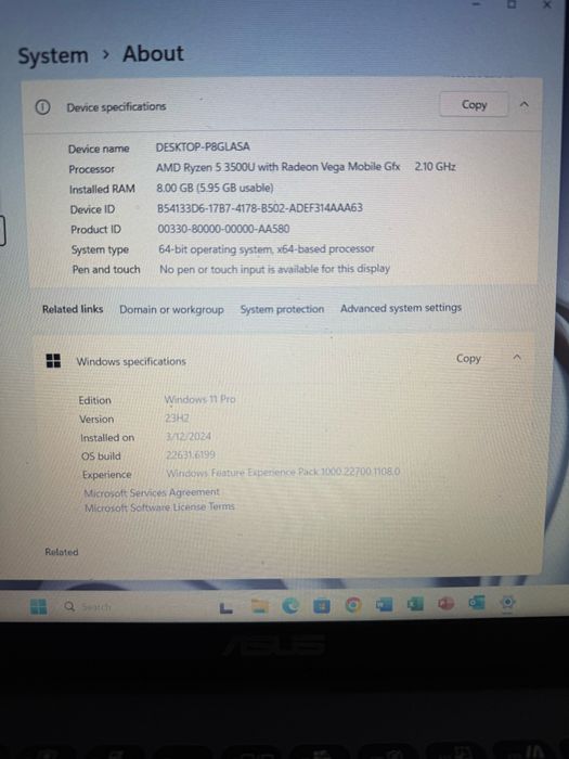 Laptops ASUS Vivobook AMD