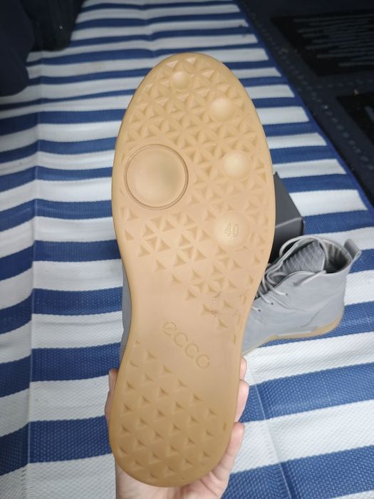 Ghete Ecco din piele naturală