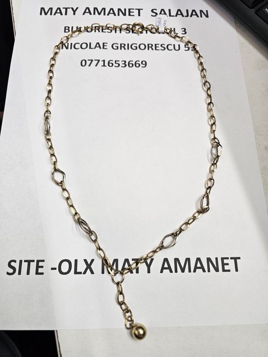 Vand lantic din aur 14 k 8.98 g cod 421