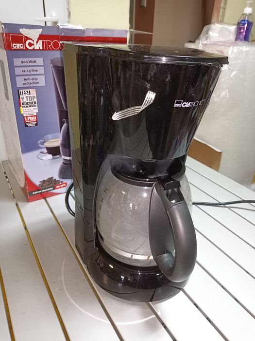 Шварц кафе машина, Clatronic KA 3473, 900 W, 14 чаши, Система против