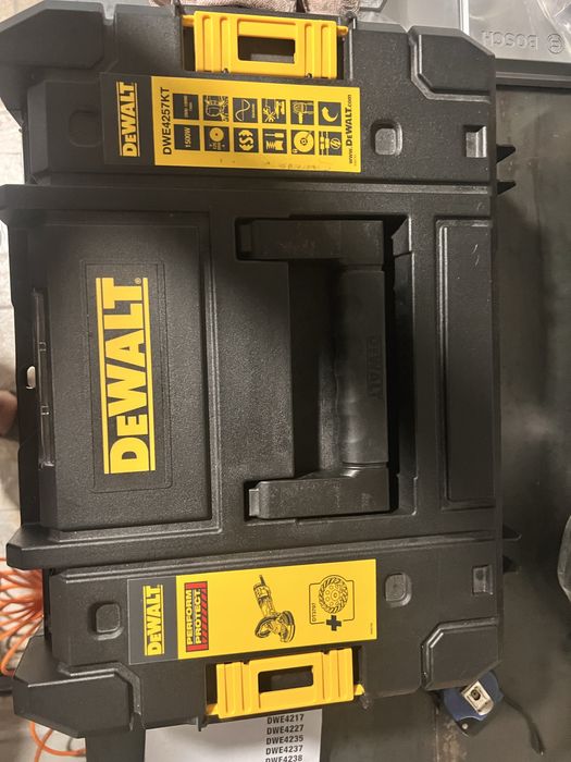 DWE 4257 комплект ъглов шлайф за шлайфане на бетон