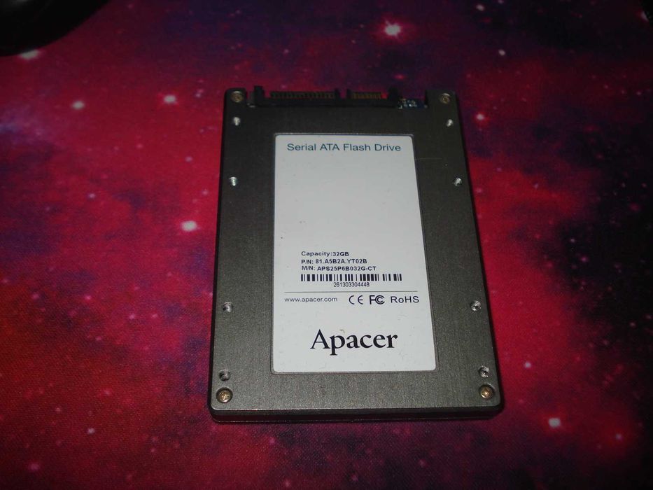ssd retro vintage apacer industrial 32gb sata stare buna, testat