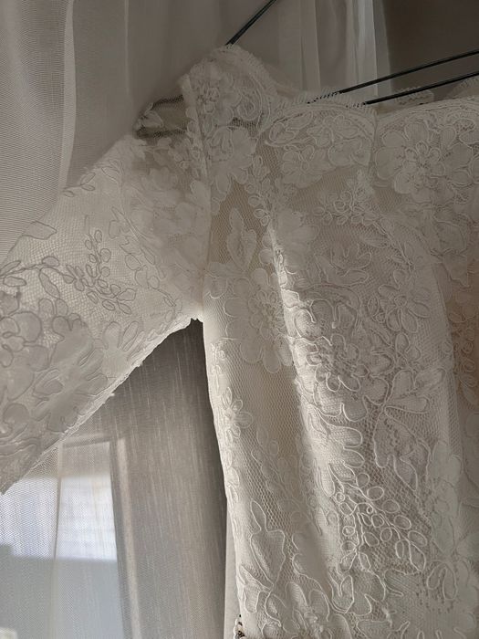 Rochie de mireasă cu trenă, marime 36. Mai multe detalii