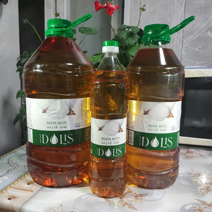 Пахта ёги, Paxta yog'i,  Хлопковое масло. Пахта мойи, Paxta moyi.