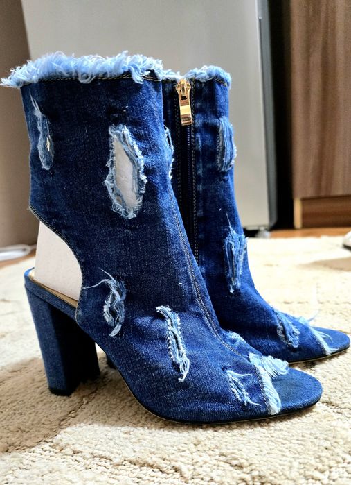 Летняя джинсовая обувь