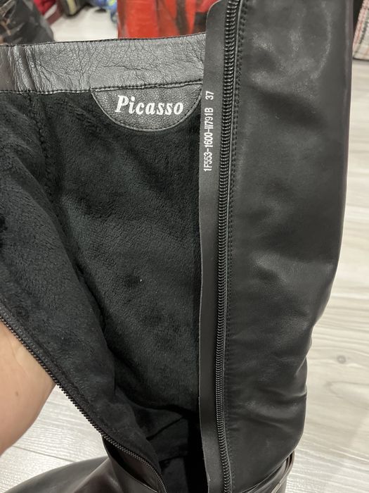 Продам сапоги кожанные