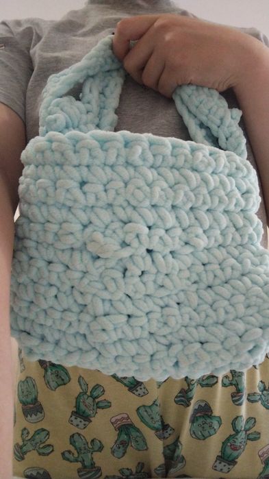 Вязанная сумка  своими руками