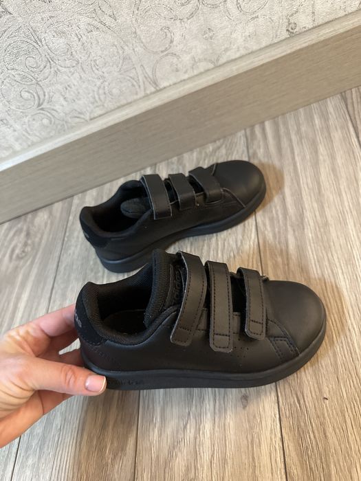 Adidas кеды кроссовки черного цвета размер 28