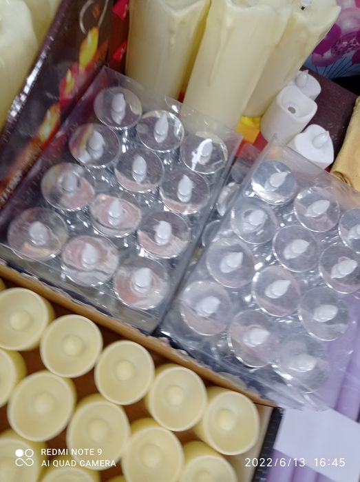 Svecha elektronni Sham shaĝam suvenir jivoy uchar shar vozdushniy shar