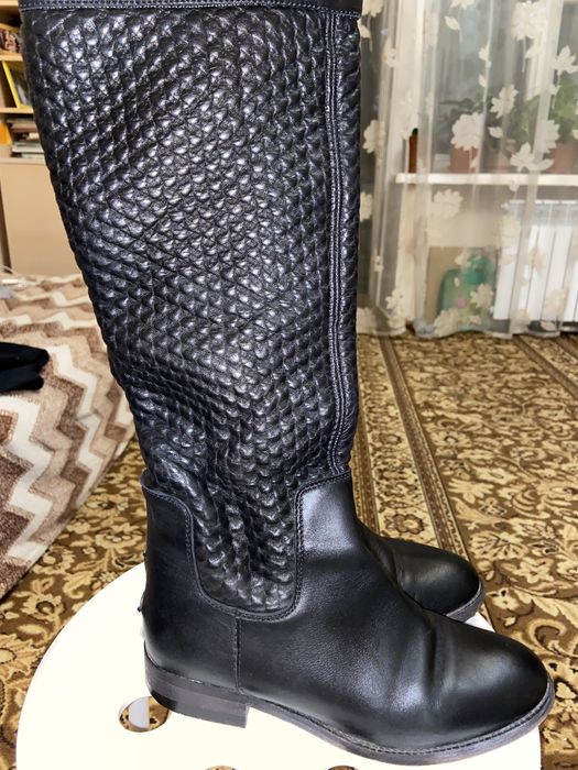 Кожанные сапоги