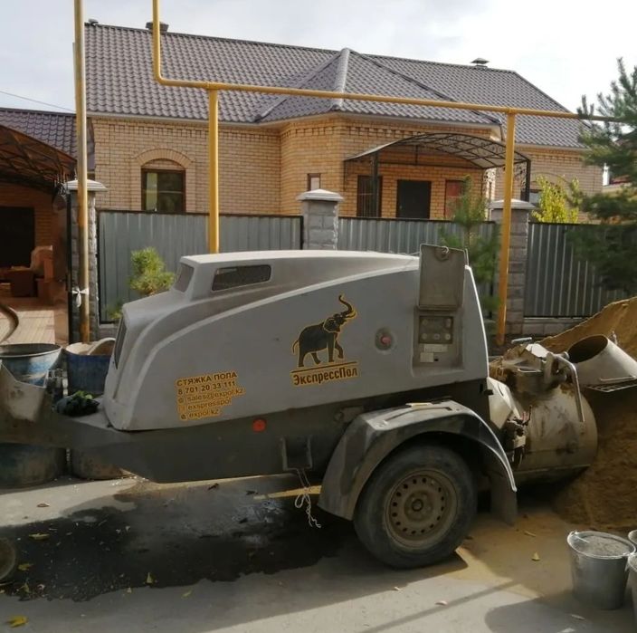 Стяжка пола полусухая