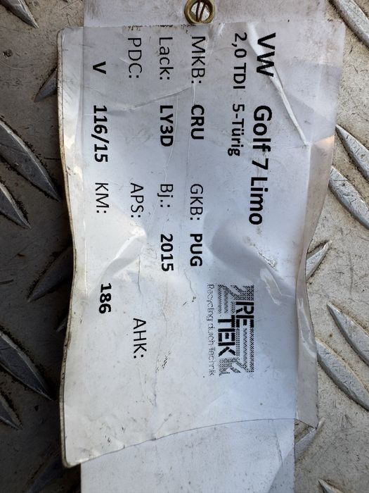 Turbo Голф 7 2.0 ТДИ