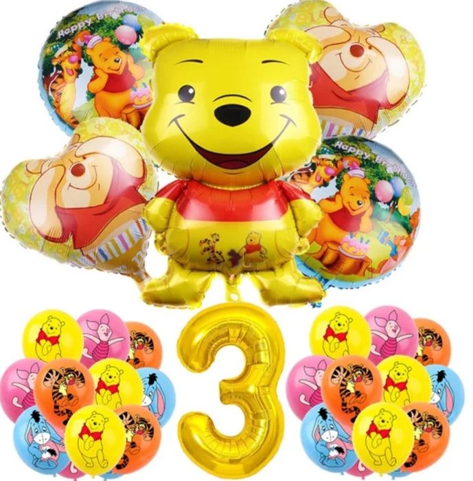 Парти сет украса ,,Мечо пух"