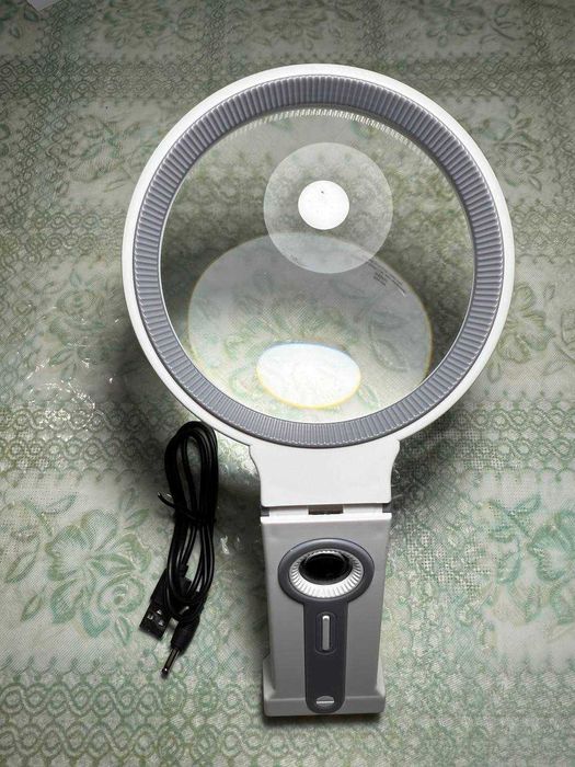 Лупа с подсветкой TH-7068B — 36 LED, 3.5X / 25X