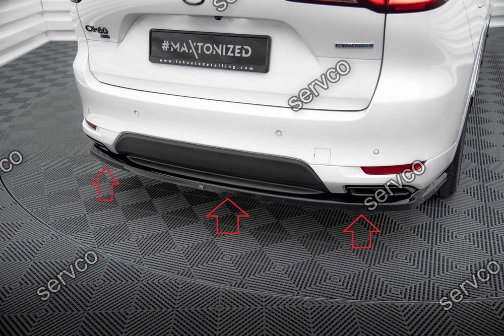 Pachet Set Splitter Exterior Lip Prelungiri Body kit tuning Mazda CX-60 Mk1 2022- v3 - Maxton Design