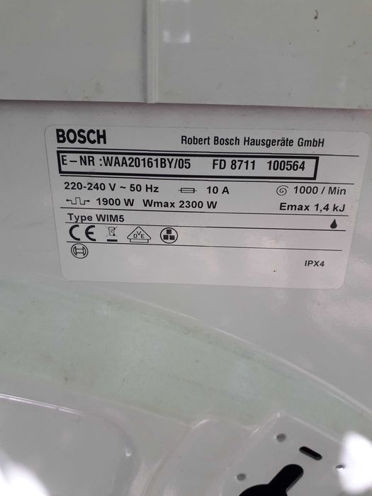 Masina de spalat Bosch Clasixx5 functionala, cu defect ax indoit