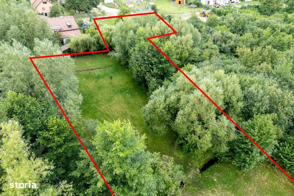 Teren cu pârâu ideal proiect turistic/casa vacanta langa Castelul Bran