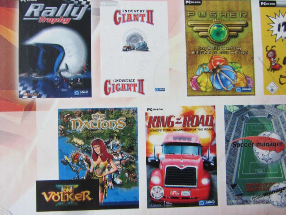 Кутия с 15 ретро компютърни  игри