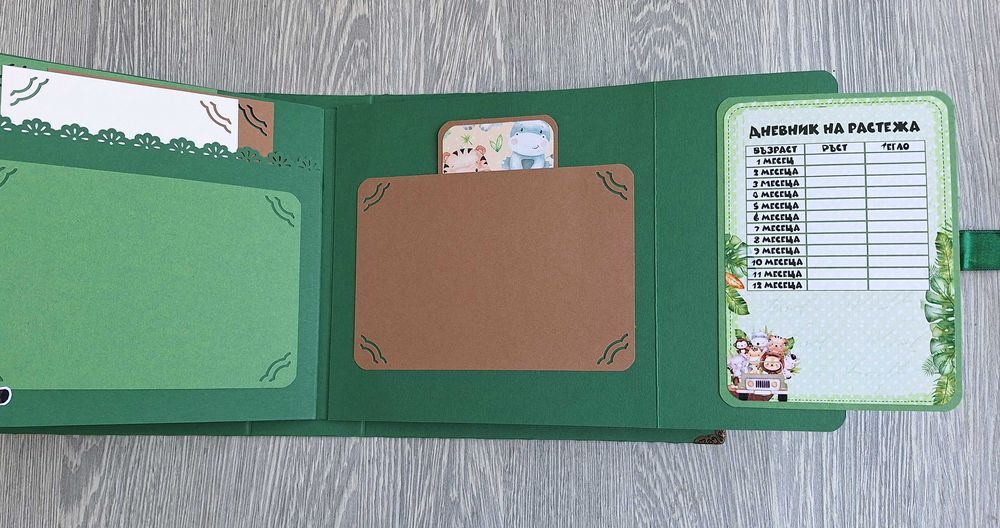 Подаръчен комплект "Джунгла" за момче, ръчна изработка /50.8