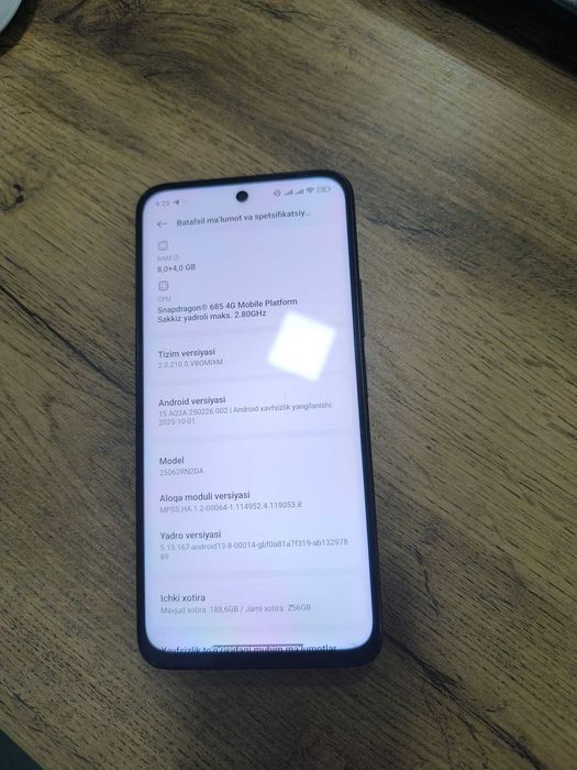 Redmi 15 kafolat bor